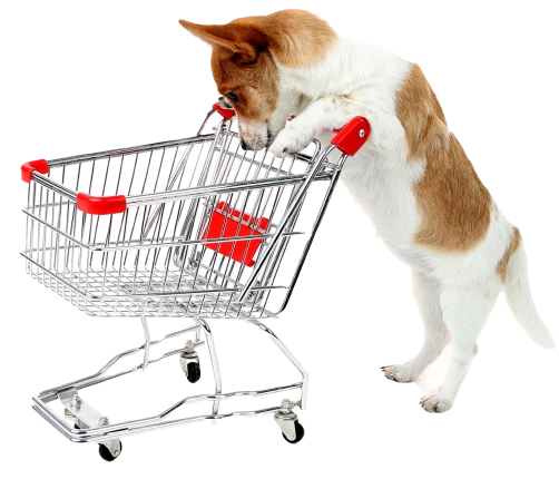 Carrinho de compras da Petgenoma